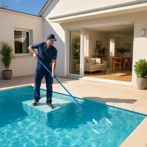 Limpeza Semanal da Piscina